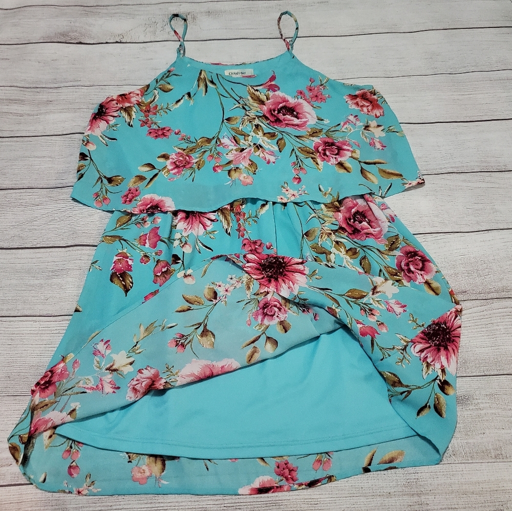 Cloud & Sky Floral Mini Summer Dress - Picture 5 of 5